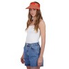 Tahari Women's Straw Visor Hat with Eyelet and Chiffon Ribbon Trim and Back Bow - Visor Hat for Women - 2 of 4