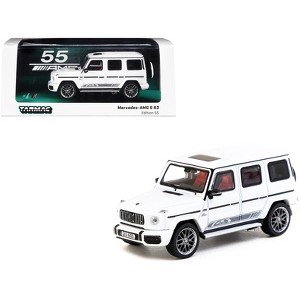 Mercedes-AMG G 63 "Edition 55" White "Road64" Series 1/64 Diecast Model Car by Tarmac Works - 1 of 3