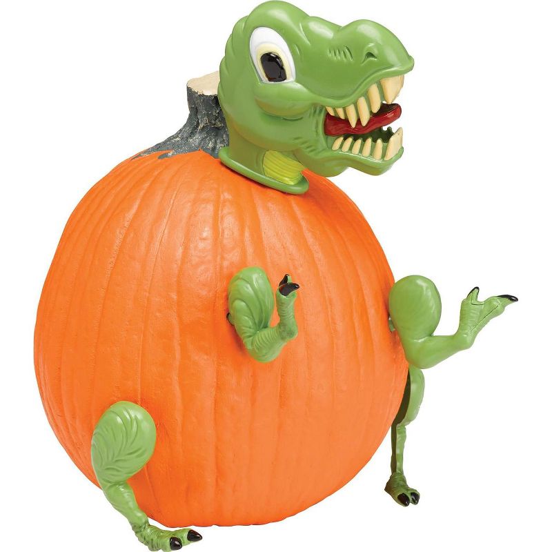 Funworld Halloween T-Rex Dinosaur Pumpkin Decorating Kit, 2 of 3