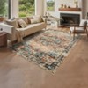 Vintage Machine Washable Rug with Rubber Backing Stain Resistant Rug for Living Room Bedroom - 2 of 4