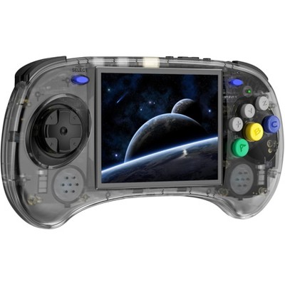 Voacle RG ARC S Retro Handheld Game Console , Single Linux System with 128G SD Card Support 5G WiFi 4.2 Bluetooth and TV Output(Transparent Black)