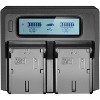 NJA Dual LCD Battery Charger for Canon LP-E6/n Battery Compatible with Canon 7D 6D 5D II III 5Ds R 70D 60D 6D a 80 - 2 of 3