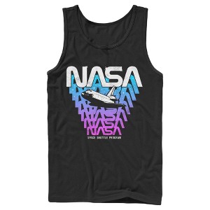 Men's NASA Logo Fade Away Tank Top - 1 of 4