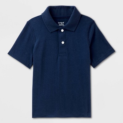 Boys' Adaptive Short Sleeve Uniform Polo Shirt - Cat & Jack™