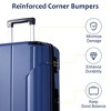 1/3 PCS Expandable ABS Hard Shell Luggage Set with Double Spinner Wheels and TSA Lock - ModernLuxe - 3 of 4