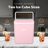 Igloo IGLICEB26HNPK 26-Pound Automatic Self-Cleaning Portable Countertop Ice Maker Machine With Handle, Pink - 4 of 4