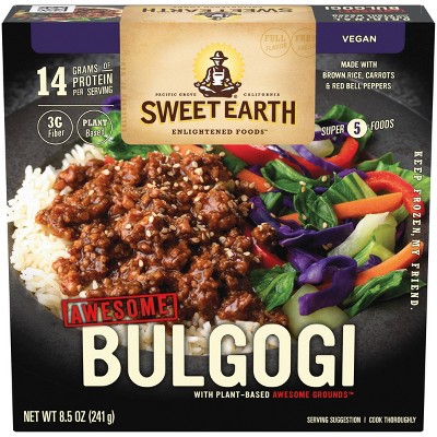 Sweet Earth Frozen Vegan Awesome Beefless Bulgogi - 8.5oz