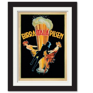 Courtside Market Birra Itala Pilsen, 1920 ca 24x32 Framed and Matted Wall Art - 1 of 3