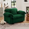 SKRAN Single Sofa Couch, Comfy Upholstered Deep Armchair with Storage, Modern Lounge Chair for Living Room Bedroom, Small Space - 4 of 4