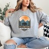 Simply Sage Market Women's Graphic Sweatshirt Yellowstone National Park Badge - 2 of 3
