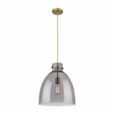 Newton Bell - 1 Light Pendant In Industrial Style-16 Inches Tall and 14 Inches Wide