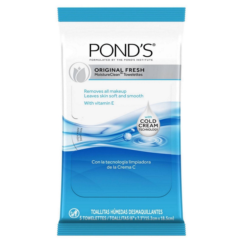 UPC 305219089007 product image for Pond's Moisture Clean Towelettes - Original Fresh - 5ct | upcitemdb.com