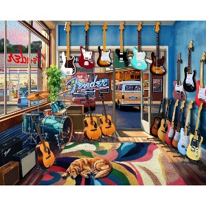Springbok Fender Guitar Shop 1000pc Jigsaw Puzzle : Target