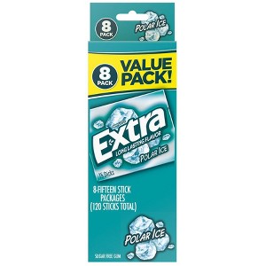 Extra Sugar Free Chewing Gum Polar Ice15.0 ea x 8 pack - 1 of 1
