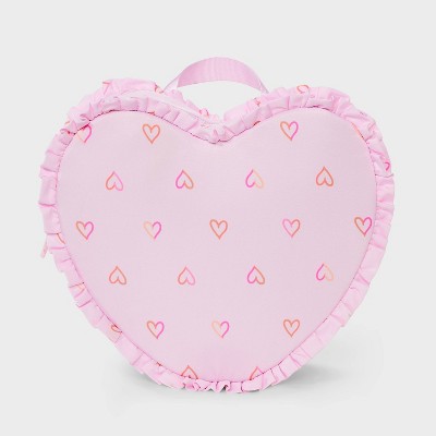 Girls' Mini Heart Shaped Ruffle Backpack - Cat & Jack™️