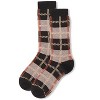 Memoi Women's Retro Vintage Plaid Crew Socks - 3 of 4