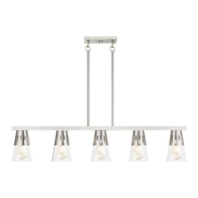 Livex Lighting Bennington 5 - Light Chandelier in  Brushed Nickel