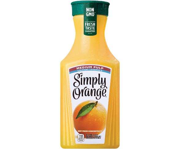 Simply Orange Medium Pulp Juice - 52 fl oz