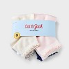 Girls' 6pk Scallop Ankle Socks - Cat & Jack™ - image 2 of 3