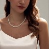 BRINJOY Pearl necklace, exquisite round imitation pearl necklace, wedding pearl necklace, exquisite women's jewelry - 3 of 4