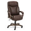 Alera Alera Veon Series Executive High-Back Bonded Leather Chair, Supports Up to 275 lb, Brown Seat/Back, Bronze Base - 3 of 4