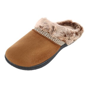 Isotoner Women's Microsuede Mallory Hoodback Slipper - 1 of 4