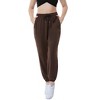 Women's Casual Loose Fit Sweatpants - Elastic Ankle Cuff & Drawstring Waist Joggers - 3 of 4