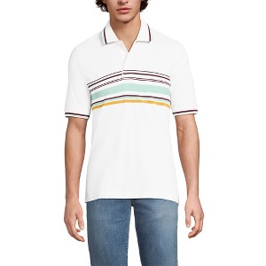 Lands' End Men's Short Sleeve Comfort-First Mesh Polo Shirt - 1 of 3