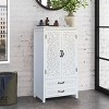 Tall Storage Cabinet with Drawers, Accent Pantry Cabinet with Carved Doors, Sideboard for Bedroom, Living Room, Entryway-Maison Boucle - 3 of 4