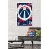 Trends International NBA Washington Wizards - Maximalist Logo 23 Framed Wall Poster Prints - 2 of 4