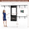 Aheaplus Closet System with 2 Drawers,Wardrobe Clothes Organizer with 4 Hanging Rods - 3 of 4