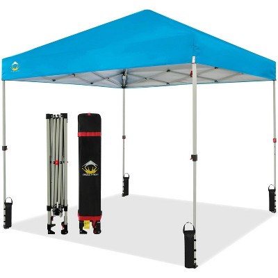 8x8 Recreational Centerlok Canopy - Sto 'N Go, Silver Coated, 150D - RS64F