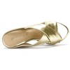 Allegra K Women's Open Toe Crisscross Straps Platform Slide Wedge Sandals - 4 of 4