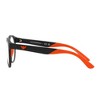 Emporio Armani KIDS EK 4001 50011W Childrens Phantos Sunglasses Matte Black/Orange 47mm - 3 of 3