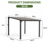 Pamapic Hardtop Outdoor Gazebo Pergola Aluminum Framed with Sloping Pitched Roof for Garden, Patio - 3 of 4