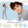 City Threads Boys USA-Made Soft & Cozy Thermal Long Johns 2-Piece Set - Warm Base Layer & Loungewear - 4 of 4