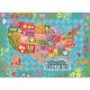 Soft Touch Flower Map Jigsaw Puzzle 1000pc - image 2 of 4