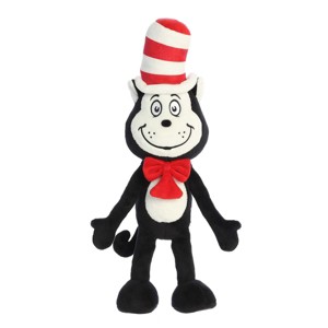 Aurora Large Cat In The Hat Armature Dr. Seuss Whimsical Stuffed Animal Black 15" - 1 of 4