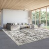 Boho Vintage Floral Machine Washable Area Rug Distressed Non Slip Stain Resistant Rugs for Living Room Bedroom Kitchen Dining Room Entrance - 2 of 4
