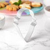 Unique Bargains Cookie Mould Cutter Notched Ice Cream Shape Dishwasher Safe Stainless Steel Silver Tone 1Pcs - 2 of 4