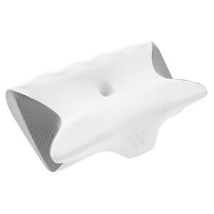Hyleory Ergonomic Side Sleeper Pillow With Washable Case, Pressure-Relief Design with Zoned Support - 1 of 4