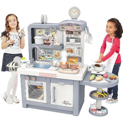 Elevon Pretend Play Kitchen Toy Set for Kids, Interactive Playset with Lights and Sounds, For Toddlers 3+ Years Old