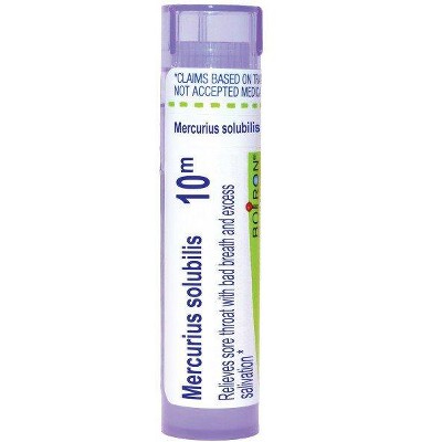Mercurius Solubilis 10M by Boiron Homeopathic Single Medicine For Cough, Cold & Flu  -  80 Pellet