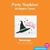 Big Dot of Happiness Witch Party Napkins, Good Pink and Green Birthday or Witch Halloween Decor, White 3-Ply Paper Beverage Napkins - 24 Count - 4 of 4