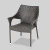 Fletcher 6pc Wicker and Acacia Wood Dining Set: Patio Furniture with Bench - Christopher Knight Home - 3 of 4