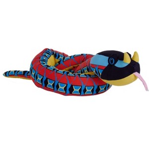 Wild Republic Snakesss Eco Rhino Viper Stuffed Animal, 54 Inches - 1 of 1