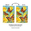 Evergreen Tulip and Butterfly Garden Suede Flag 12.5 x 18 Inches Indoor Outdoor Decor - 2 of 4