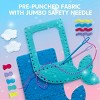 Joyfy 7 Sewing Projects Felt Sewing Kit for Kids, Arts and Crafts of Magical Unicorn Pillow and Enchanting Mermaid Card Holder, Gift for Girls age 6+ - 4 of 4