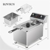 Winado 18 QT 240V 3300W Single Tank Electric Deep Fryer with Timer - 3 of 4