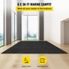 VEVOR Marine Carpet, 6 x 36 ft Boat Carpeting, Marine Grade Boat Carpet, Indoor/Outdoor Marine Carpeting with Water-proof TPR Backing,Charcoal Black - 3 of 4